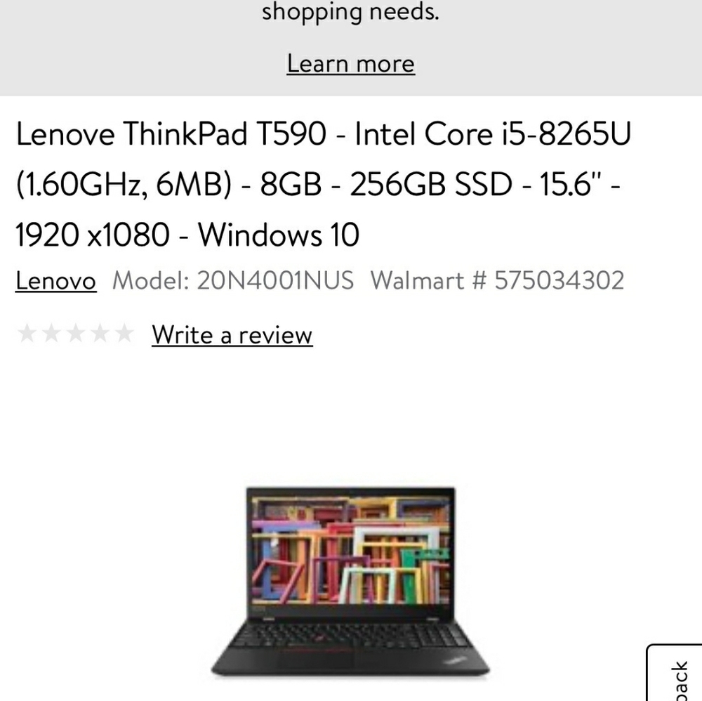 Lebanon thank pad T590 Desktopp